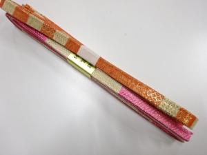 未使用品　正絹　佐賀錦　帯締め2本セット